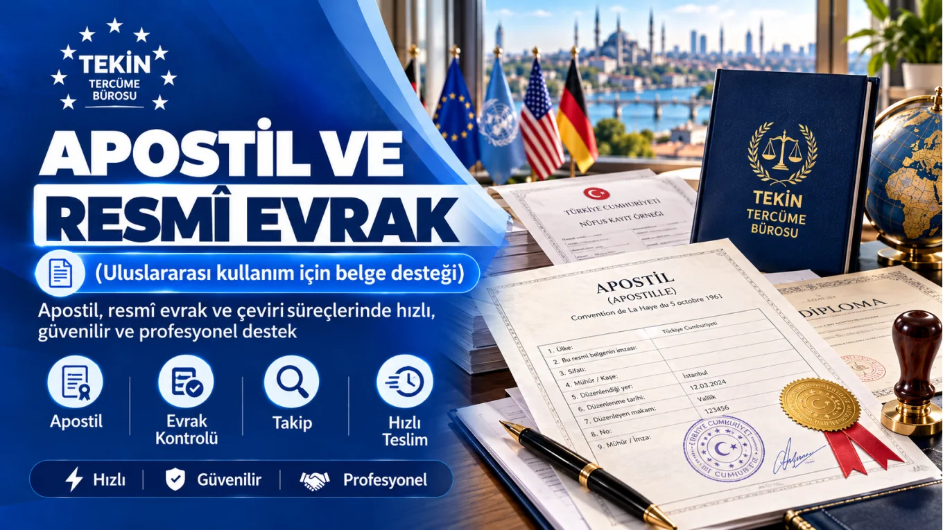 Apostil ve Resmî Evrak İşlemleri